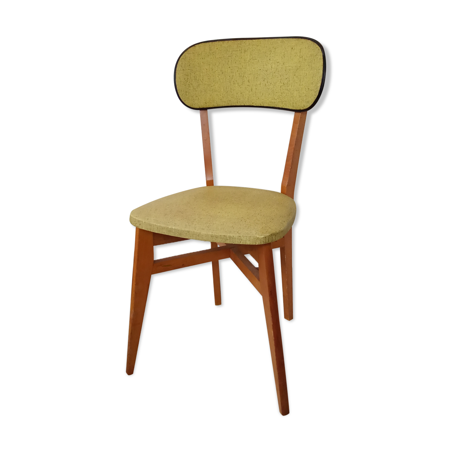 Chaise en skaï années 50