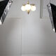 Vintage italian golden angel chandelier