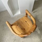 Pine armchair René Daumiller