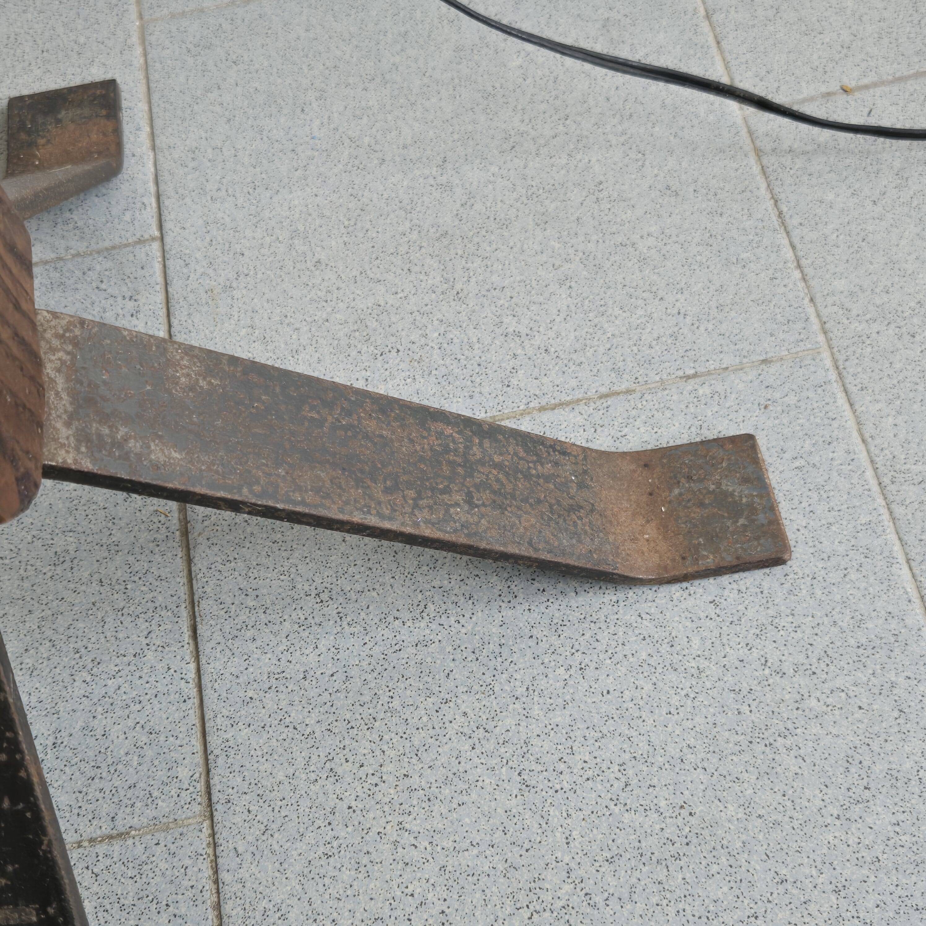 Vintage brutalist floor lamp 1970