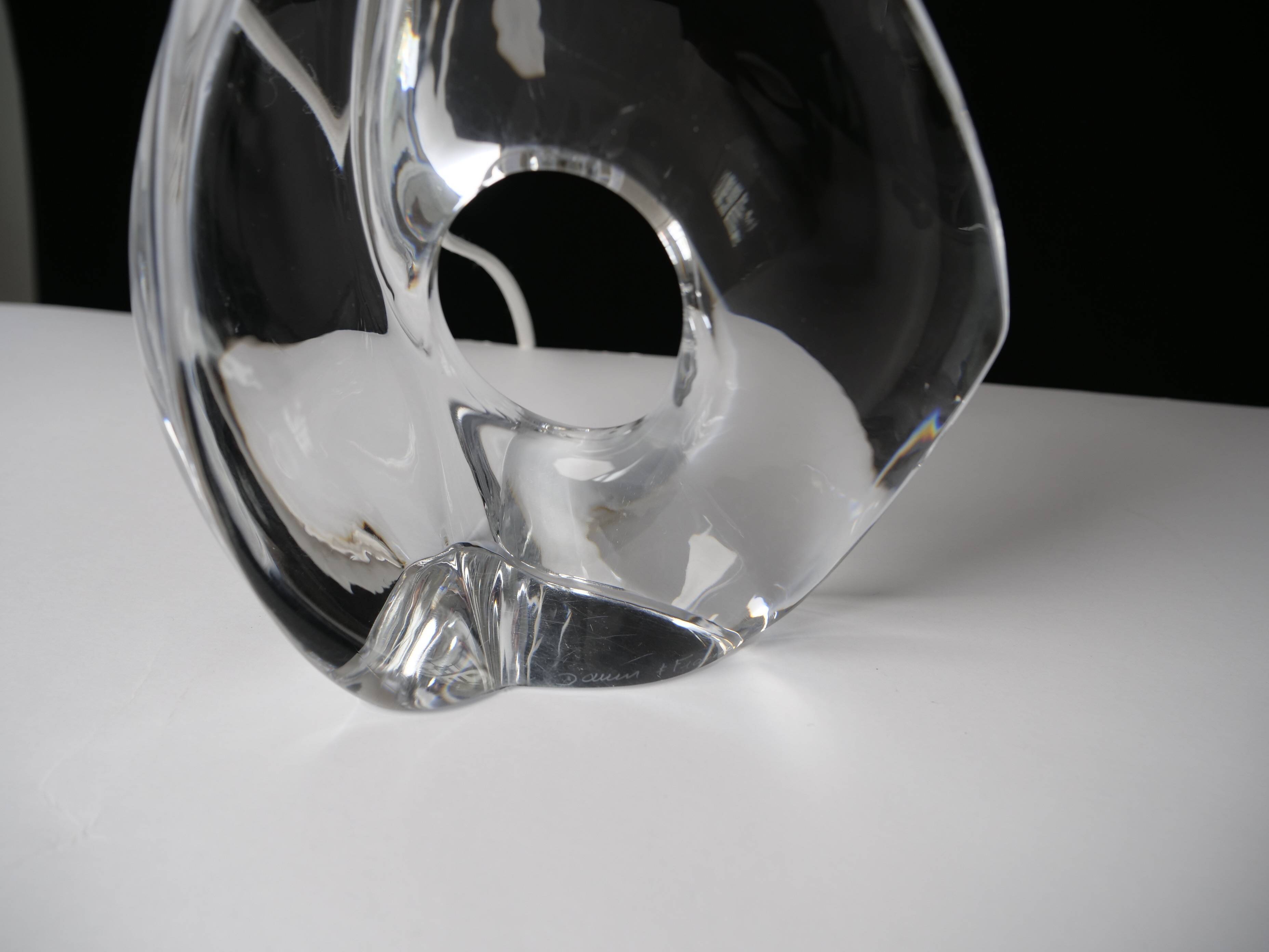 Crystal bedside lamp from daum france