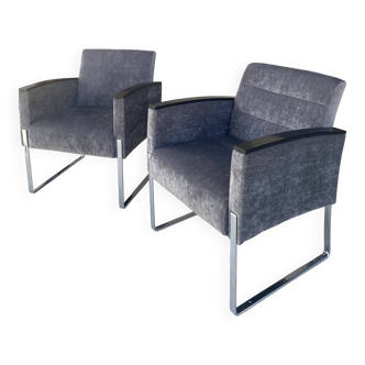 Paire de fauteuils Vega  - Années 80