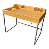 Molded plastic desk
