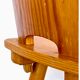 Vintage brutalist pine chairs