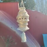 Vintage macramé suspension