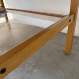 Oval coffee table beech 1980 Aalto Ikea