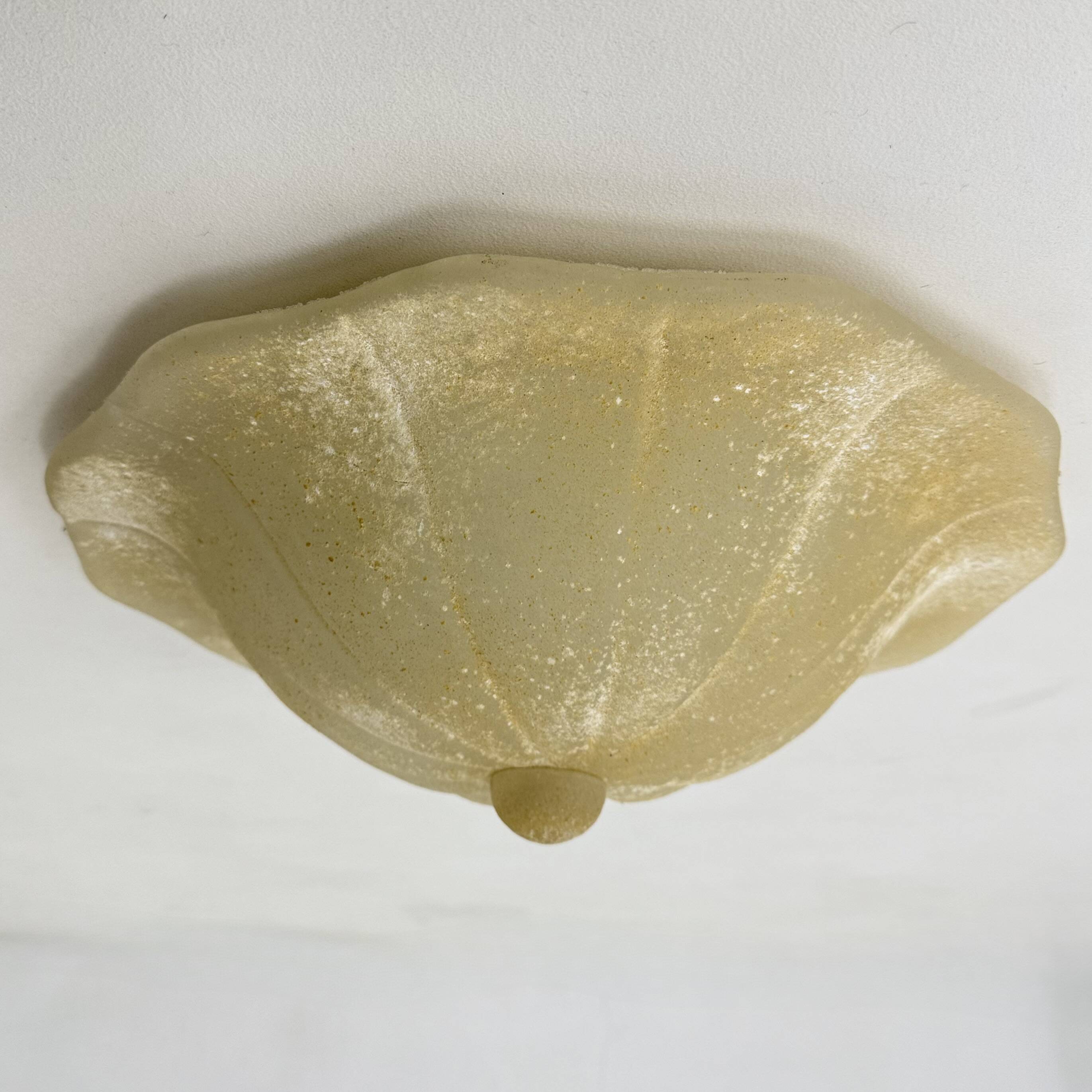 Mid-century Italian Murano glass ceiling lamp , 1970s