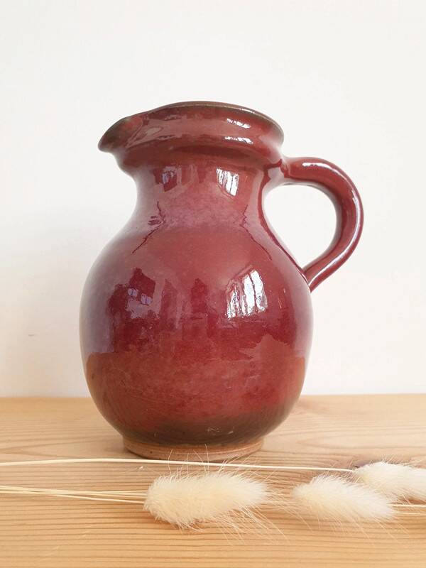 Handcrafted ceramic pitcher