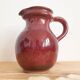 Handcrafted ceramic pitcher