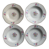 Flower soup plates
