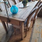 Oak farmhouse table