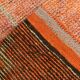 Tapis de couloir vintage orange citrouille 3x10, 91x323 cm