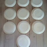 10 assiettes plates anglaises BILTONS