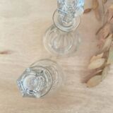 Pair of enamel graduation topettes