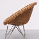 Wicker chair Design Teun Velthuizen for Urotan 1950s Holland