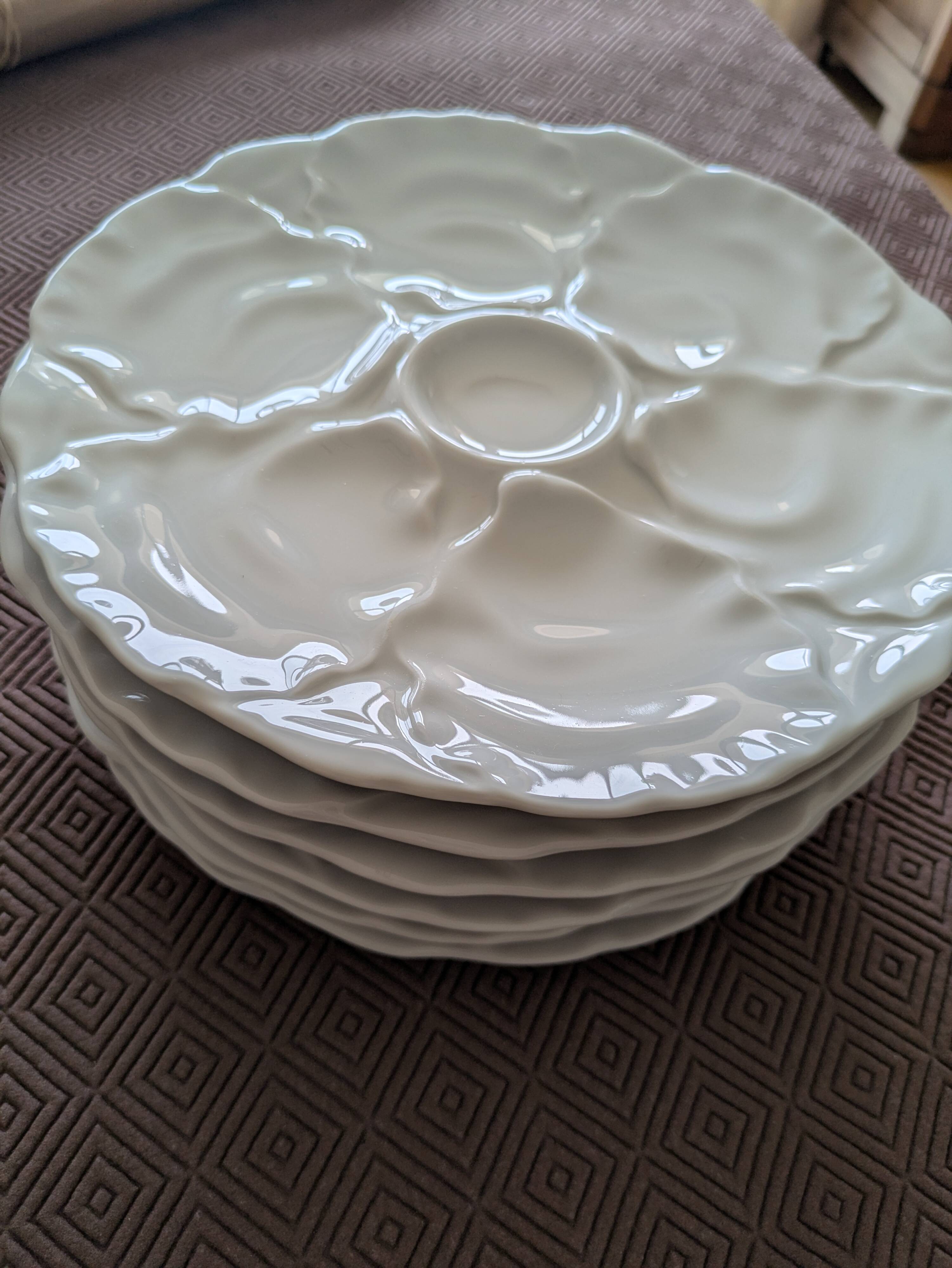 Hutschenreuther 6-piece oyster plate set