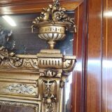 golden mirror with angels