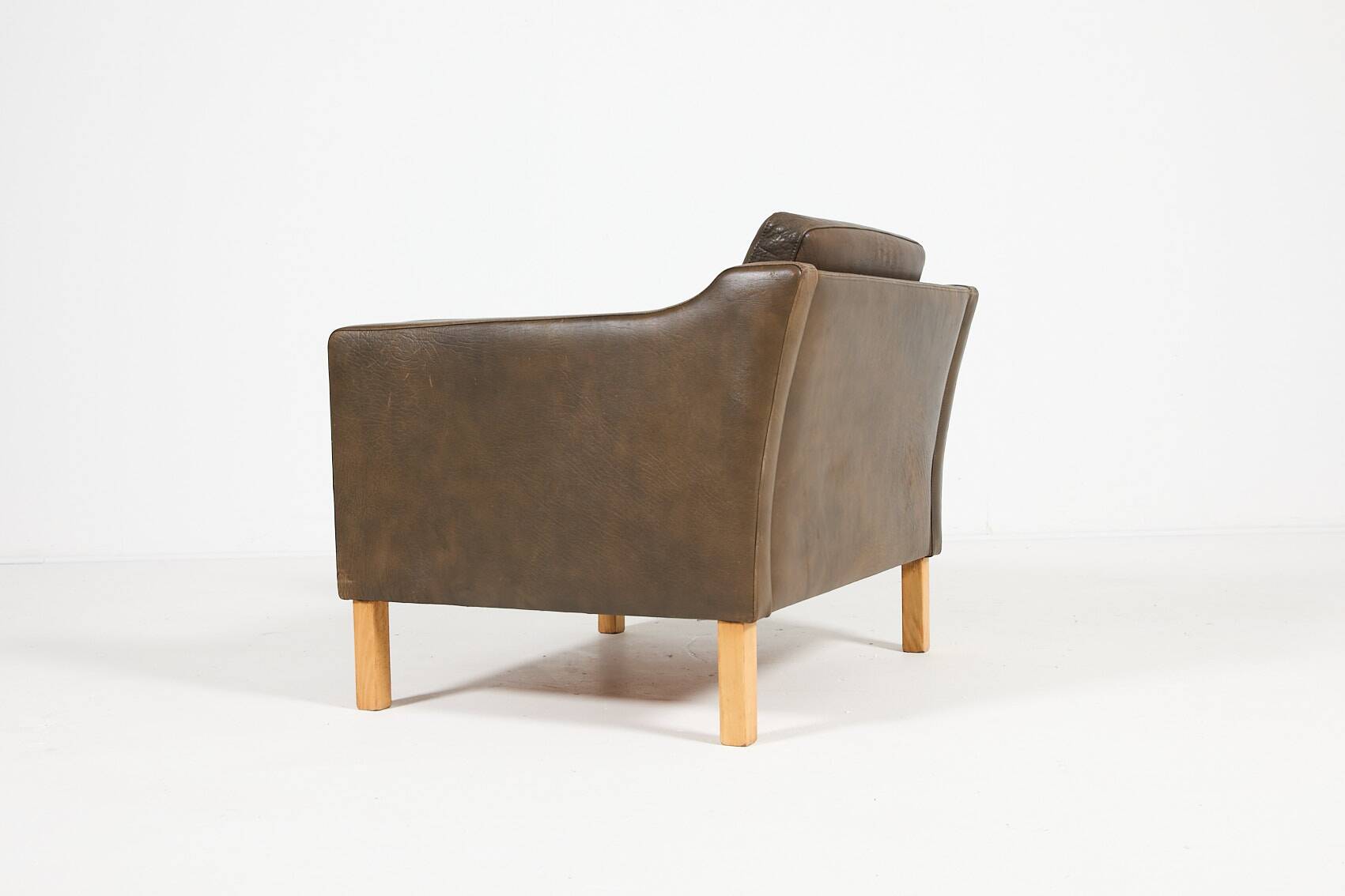 Vintage Danish design leather armchair from Vemb, 1980’s