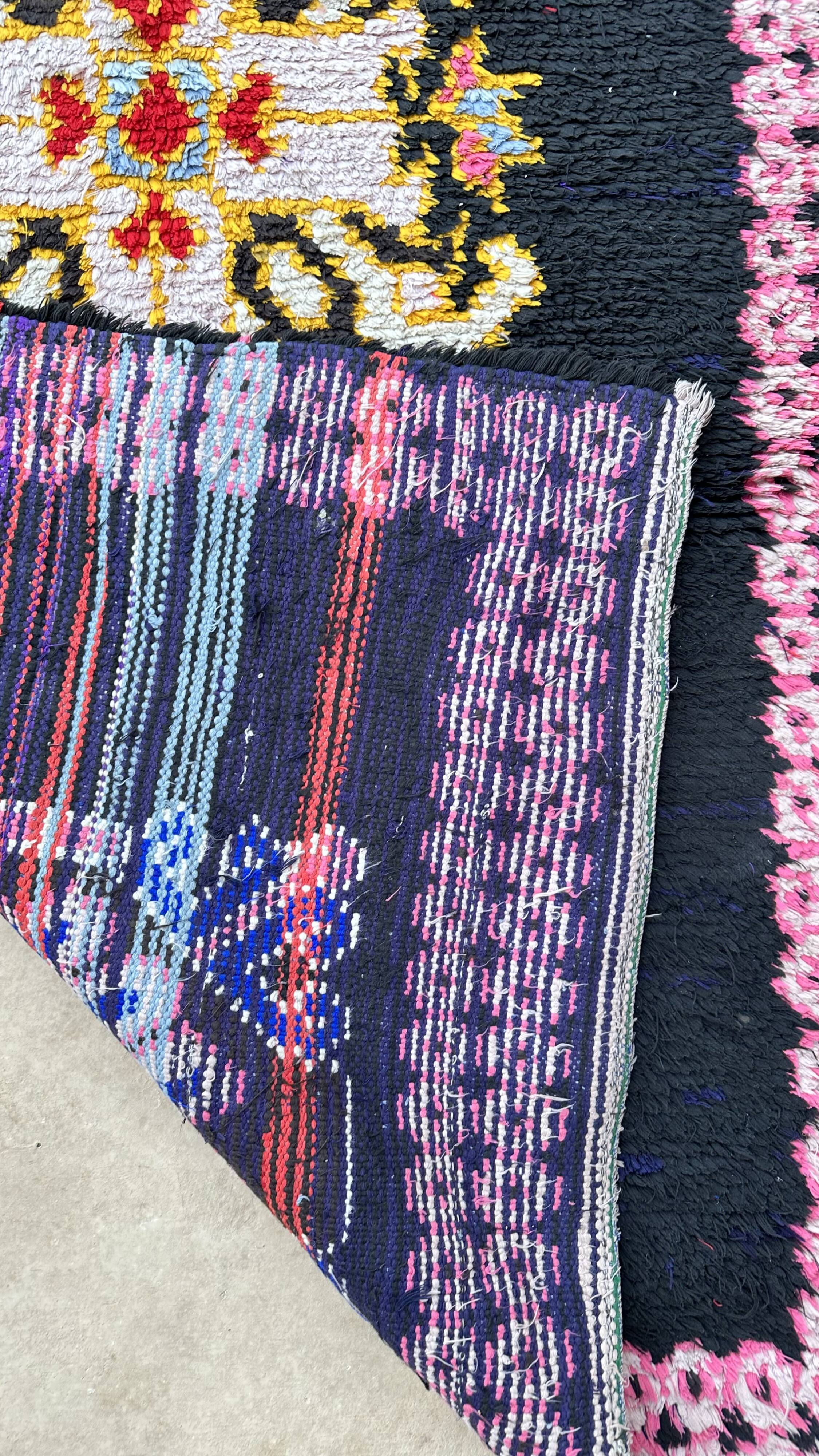 Colorful moroccan rug - 97 x 285 cm