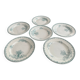 Lot 6 old plates porcelain iron earth saint amandinoise model chevreuse