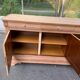 Louis Philippe rustic buffet, vintage, renovated in wood from the 1960s.