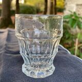 Faceted aperitif glasses