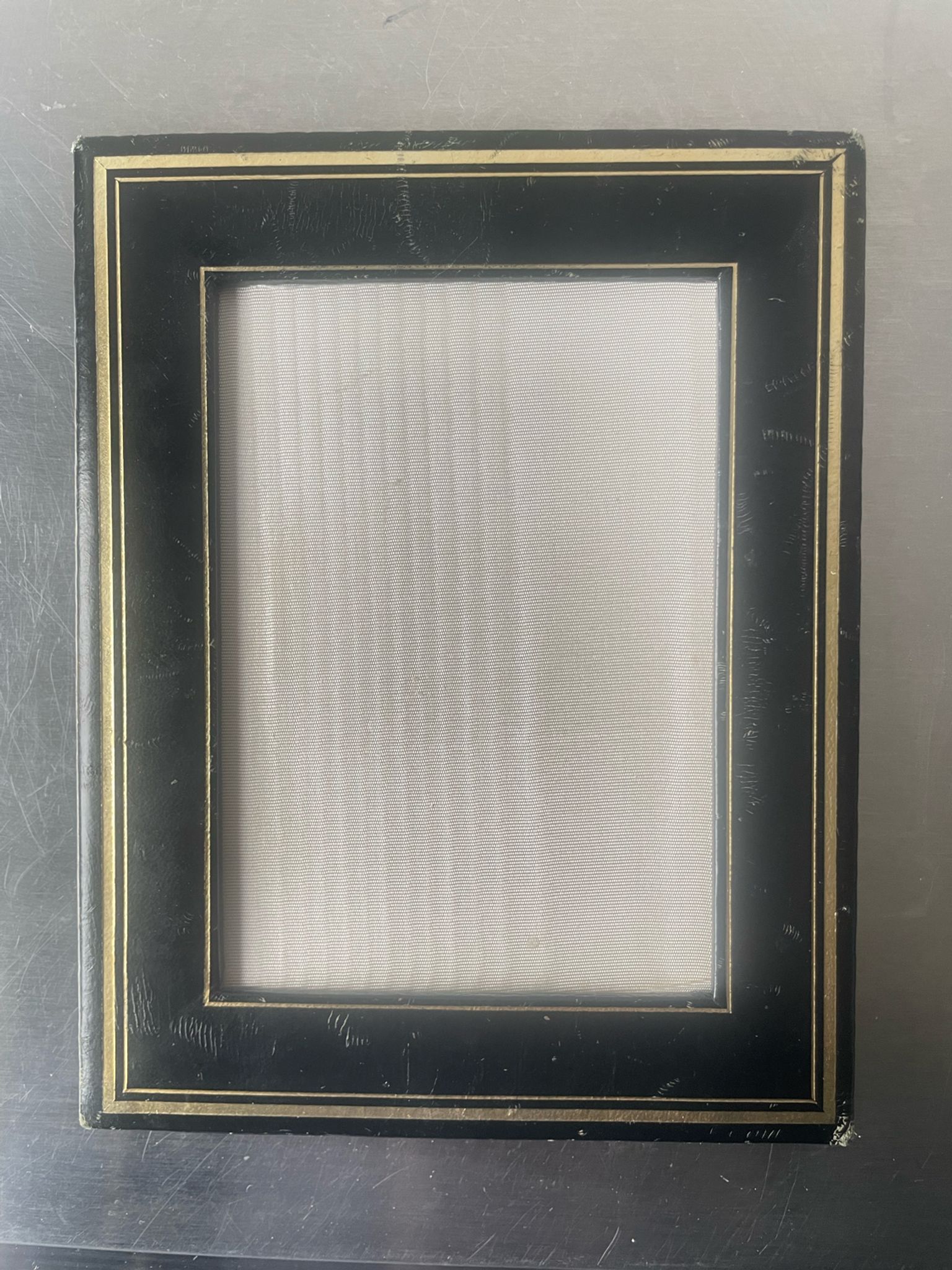 Cadre à poser en cuir 19 cm x 15 cm