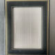 Antique black leather  with gilding frame measurements 19 cm x 15 cm