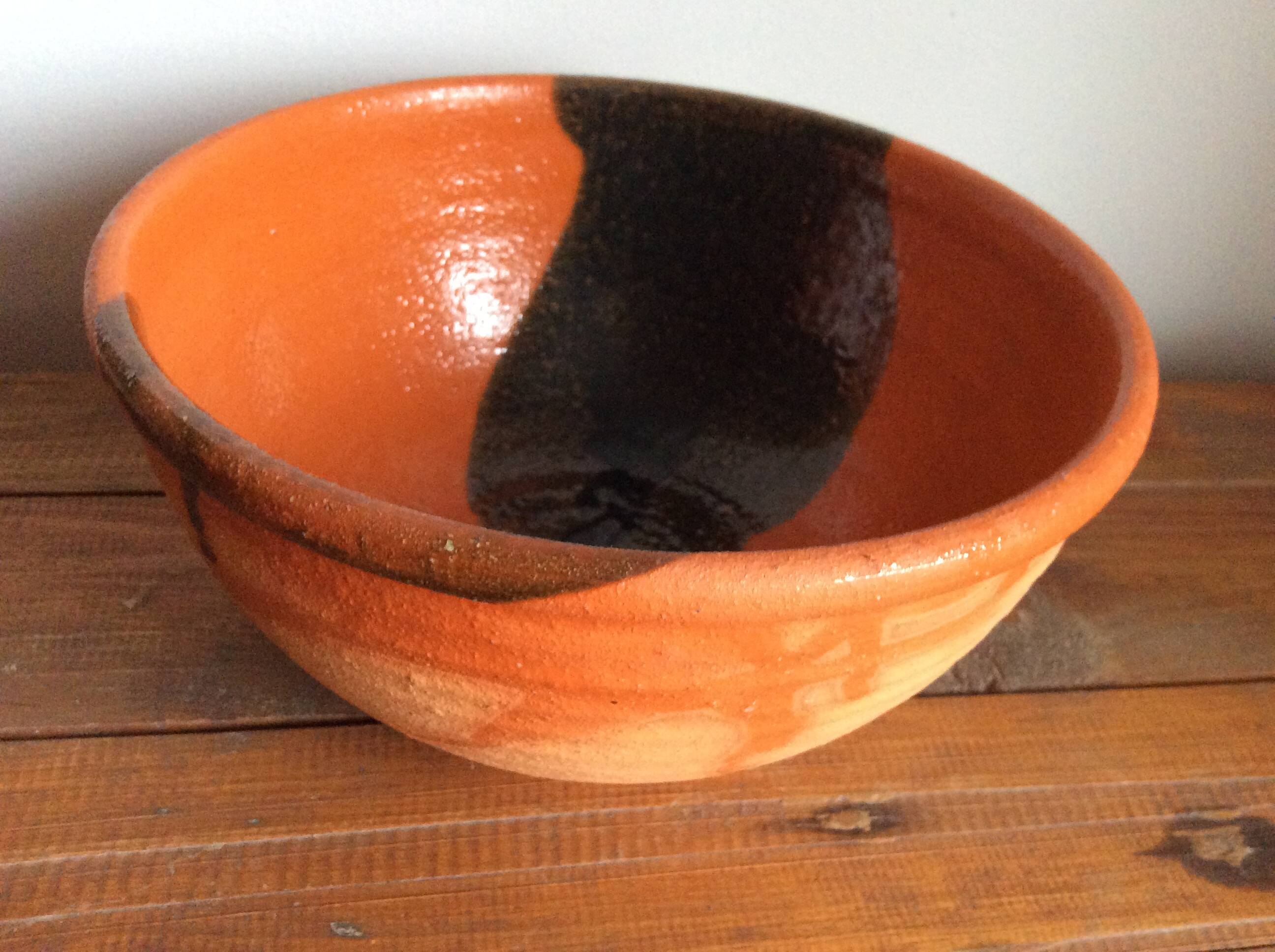 Terracotta salad bowl