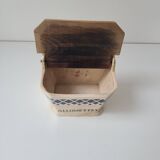 Vintage earthenware matchbox wall mount