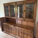 Ercol library cabinets storage England in elm