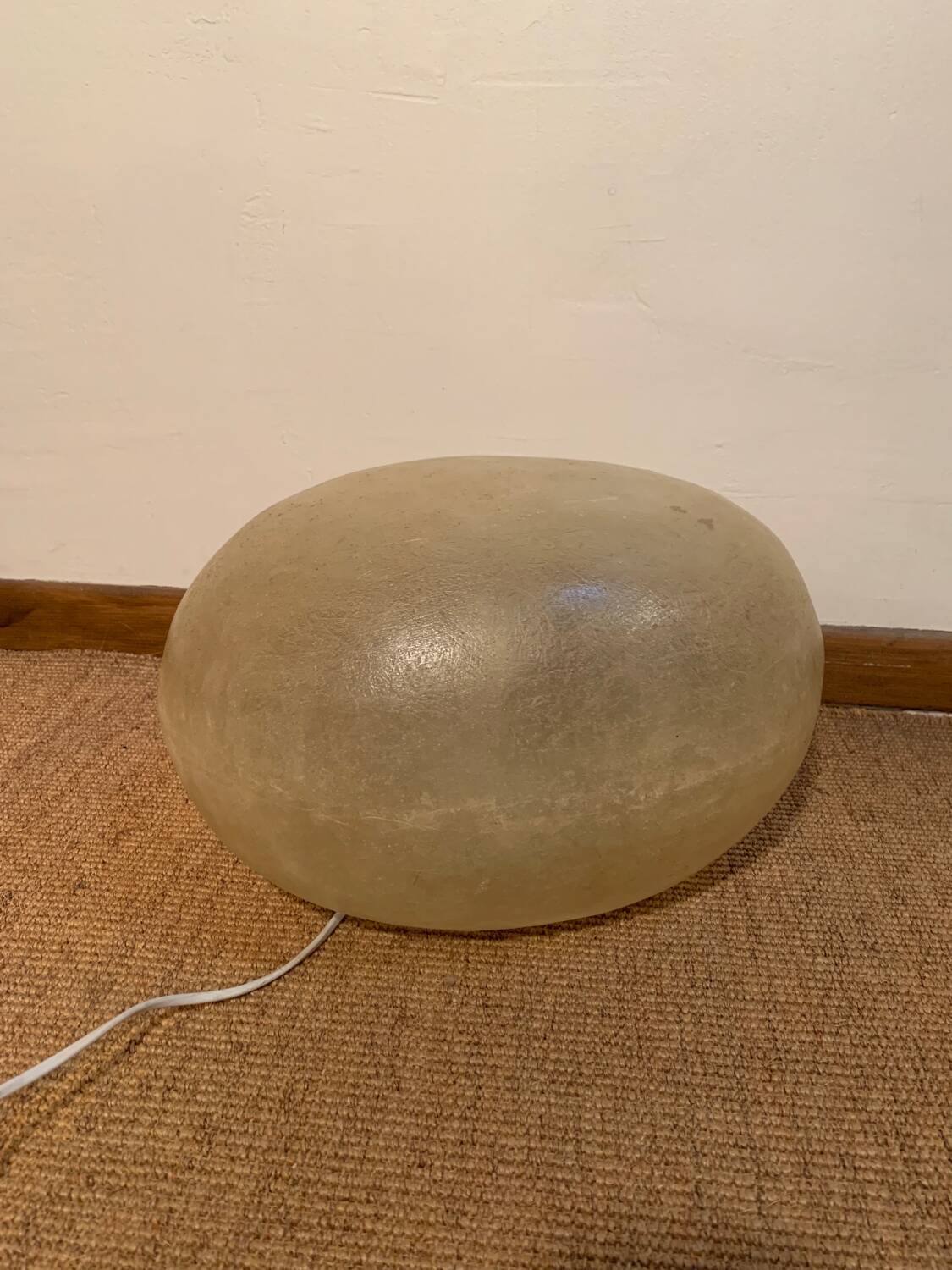 Vintage pebble lamp