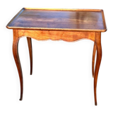 Side table in walnut in the Louis XV style, 19th century.
