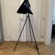 Photographic Giant floor lamp 168cm in black metal - Habitat