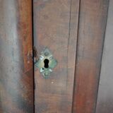 Credenza in mahogany door flame time XIX