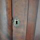 Credenza in mahogany door flame time XIX
