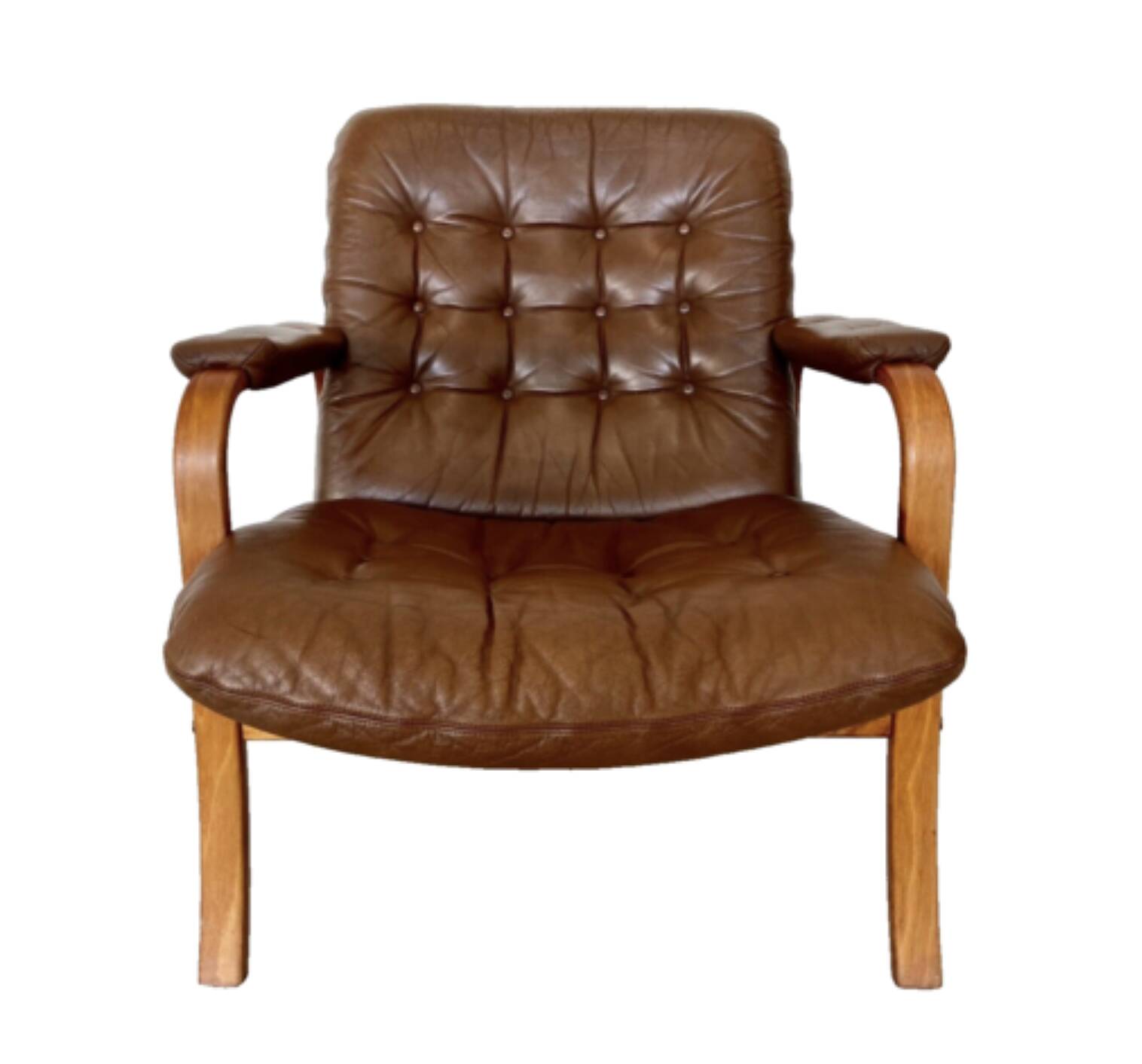 Vintage Retro Mid Century Scandinavian Gøte Møbler Lounge Chair By Nassjo Ab