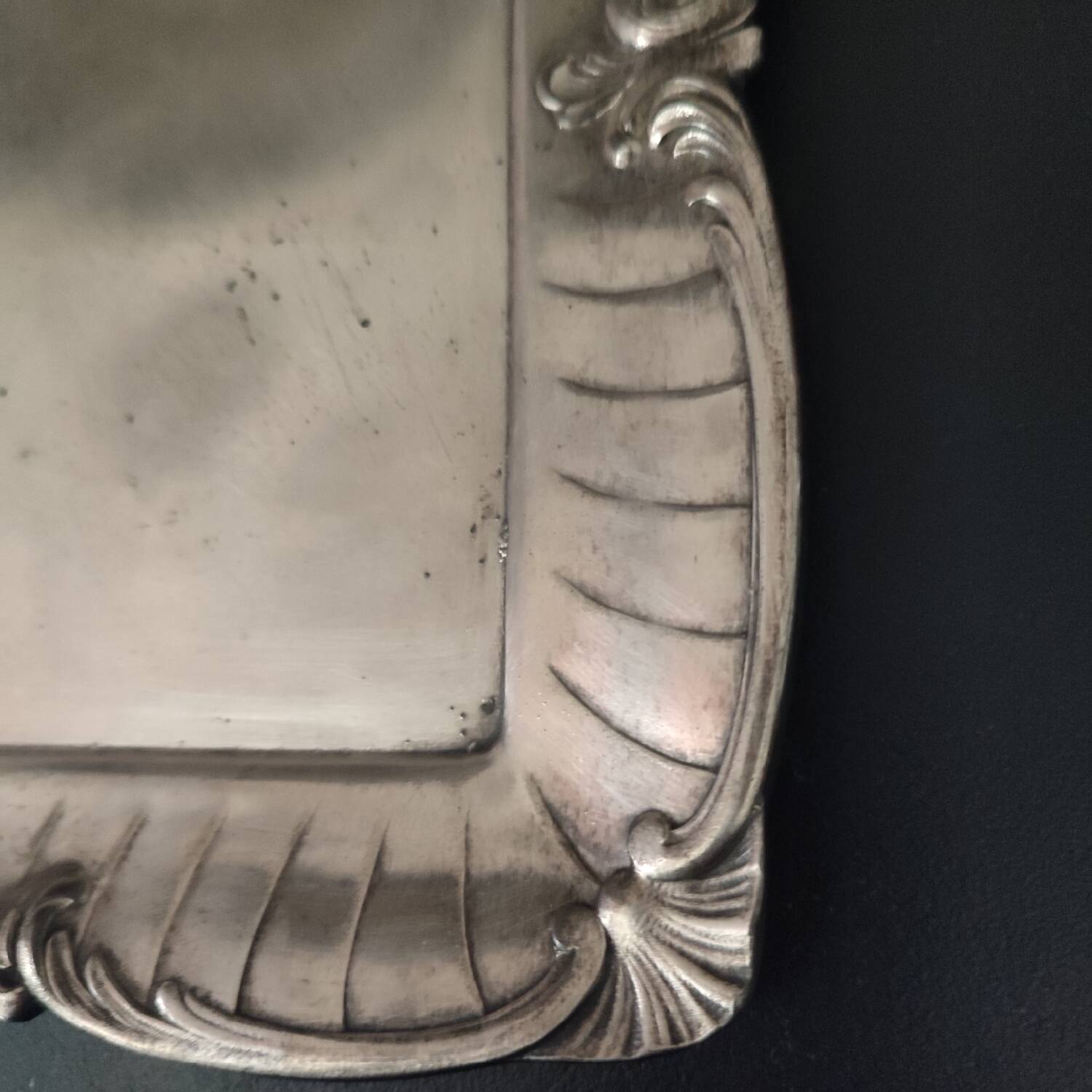 Small Gallia Christofle tray Art Deco motif