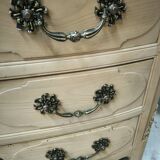 Louis XIV style solid cherry chest of drawers