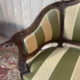 Canapé - Banquette de style Louis XV - Rocaille