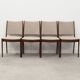 Set of four teak chairs, Danish design, 1970s, designer: Johannes Andersen