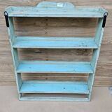 Burmese teak wall shelf