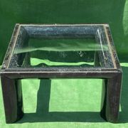 Tesselated black stone coffee table by Maitland Smith 1970s