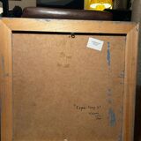 Oil on wood signed Catherine Neresis