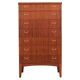 Commode en acajou, design scandinave, années 1970