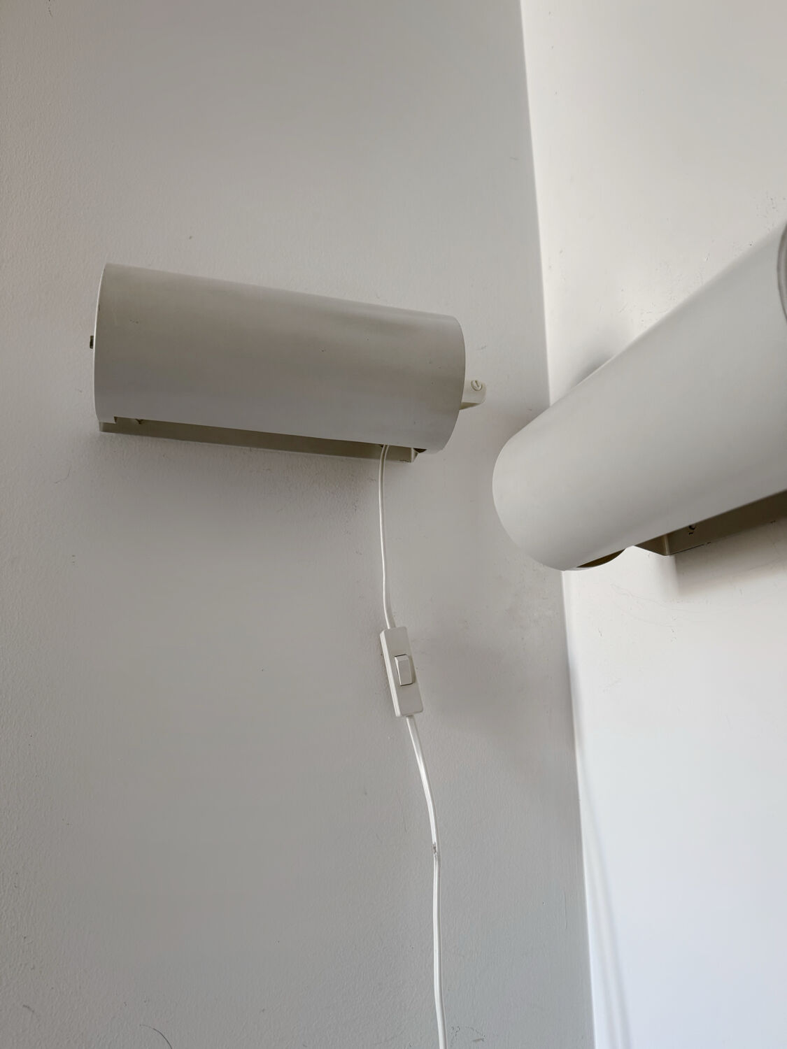IKEA Lod V413 wall lights from the 1980s.
