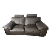 Ascot leather sofa Roche Bobois