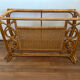 Vintage bamboo and rattan table