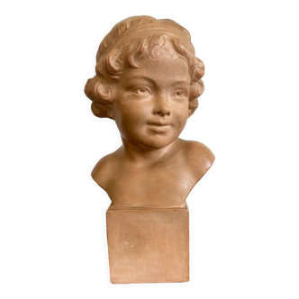 Bust child Henri Bargas