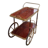 Vintage rolling bar trolley